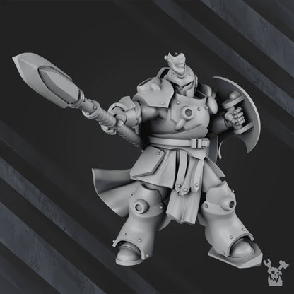 3d Printed Techeart Commander by DakkaDakka Miniatures