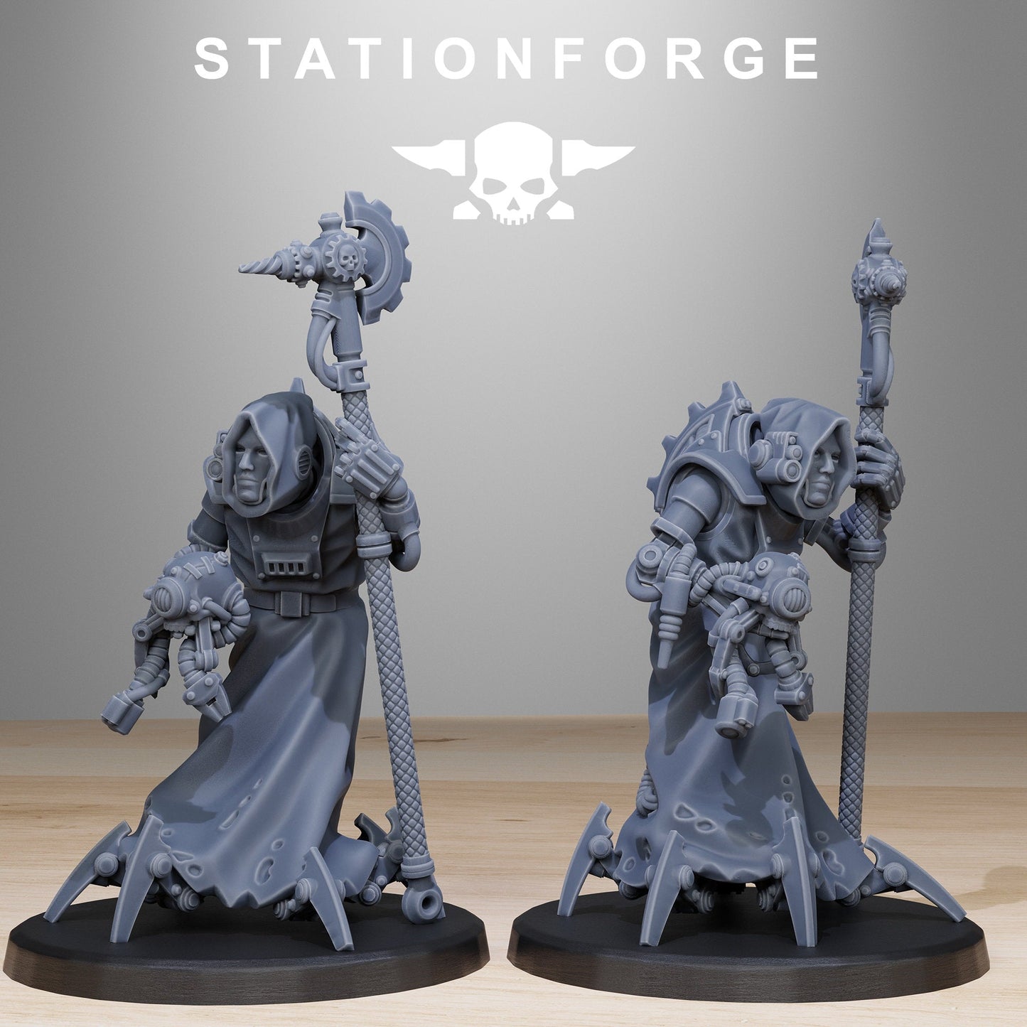 3D Printed Scavenger Elders by StationForge Miniatures