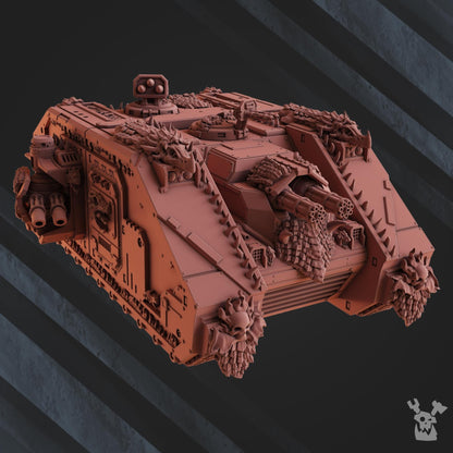 3d Printed Fire Lizard Storm Tank by DakkaDakka Miniatures