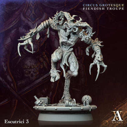 3D Printed Escutrici by Archvillain Games