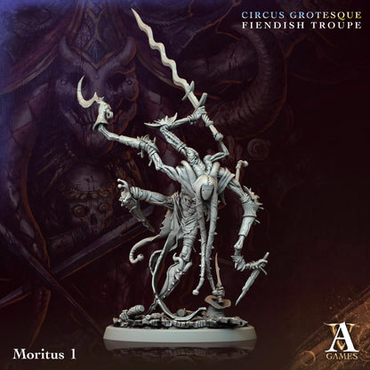 3D Printed Moritus by Archvillain Games