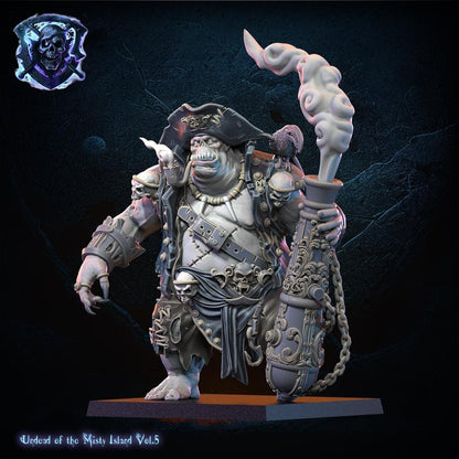 3d Printed Captain Smoke by Lost Kingdom Miniatures