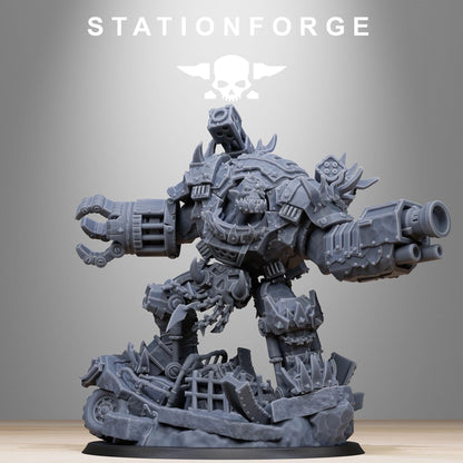 3D Printed Orkaz Grand Nutta v2 by StationForge Miniatures