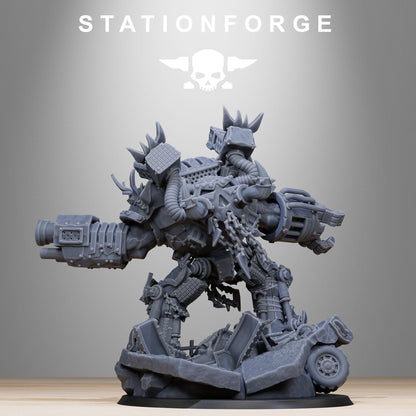 3D Printed Orkaz Grand Nutta v2 by StationForge Miniatures
