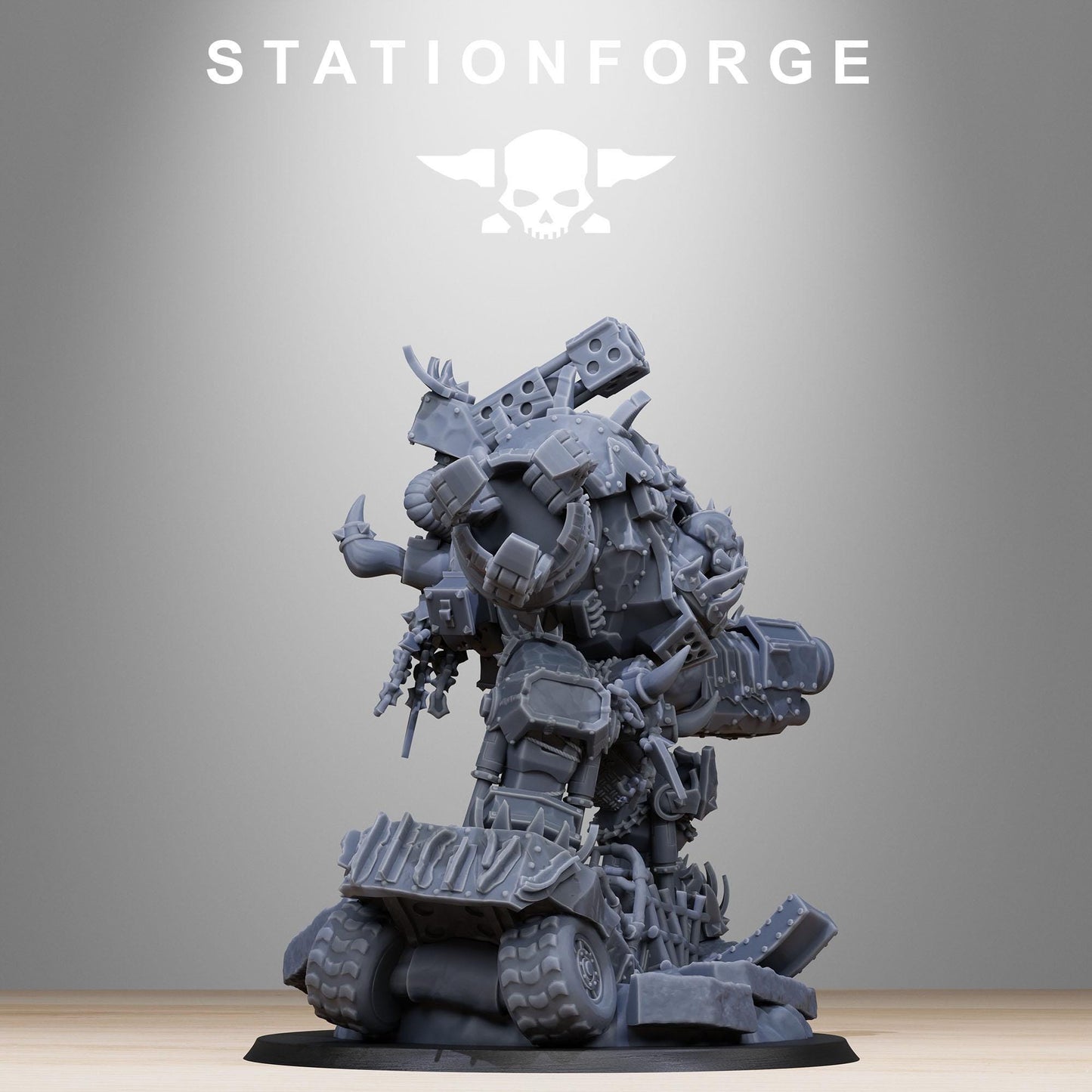 3D Printed Orkaz Grand Nutta v2 by StationForge Miniatures