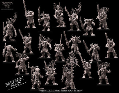 3D printed Demons of Pestilence by Avatars of War