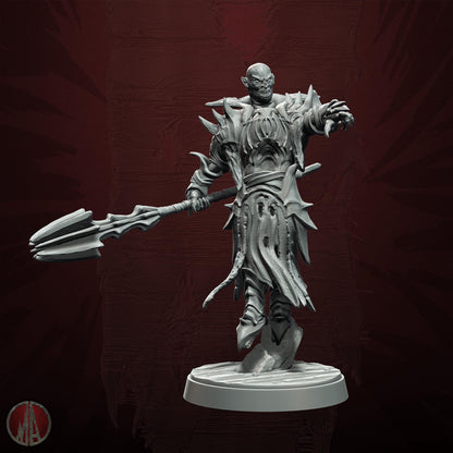 3D printed Orc Warmaster by Monolith Arts