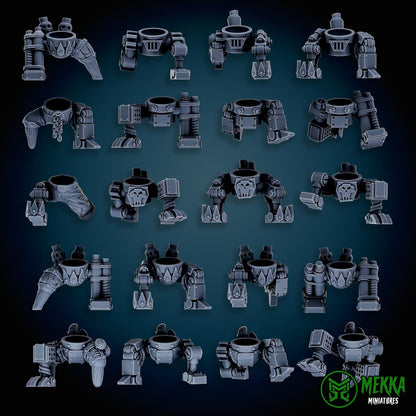 3d Printed Cybork Legs by Mekka Miniatures