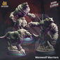 3D Printed Werewolf Warriors x3 by DM Stash