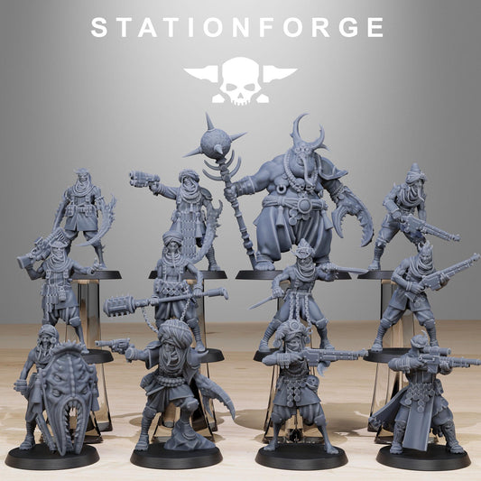 3D Printed Corrupted Guard Lechers by StationForge Miniatures