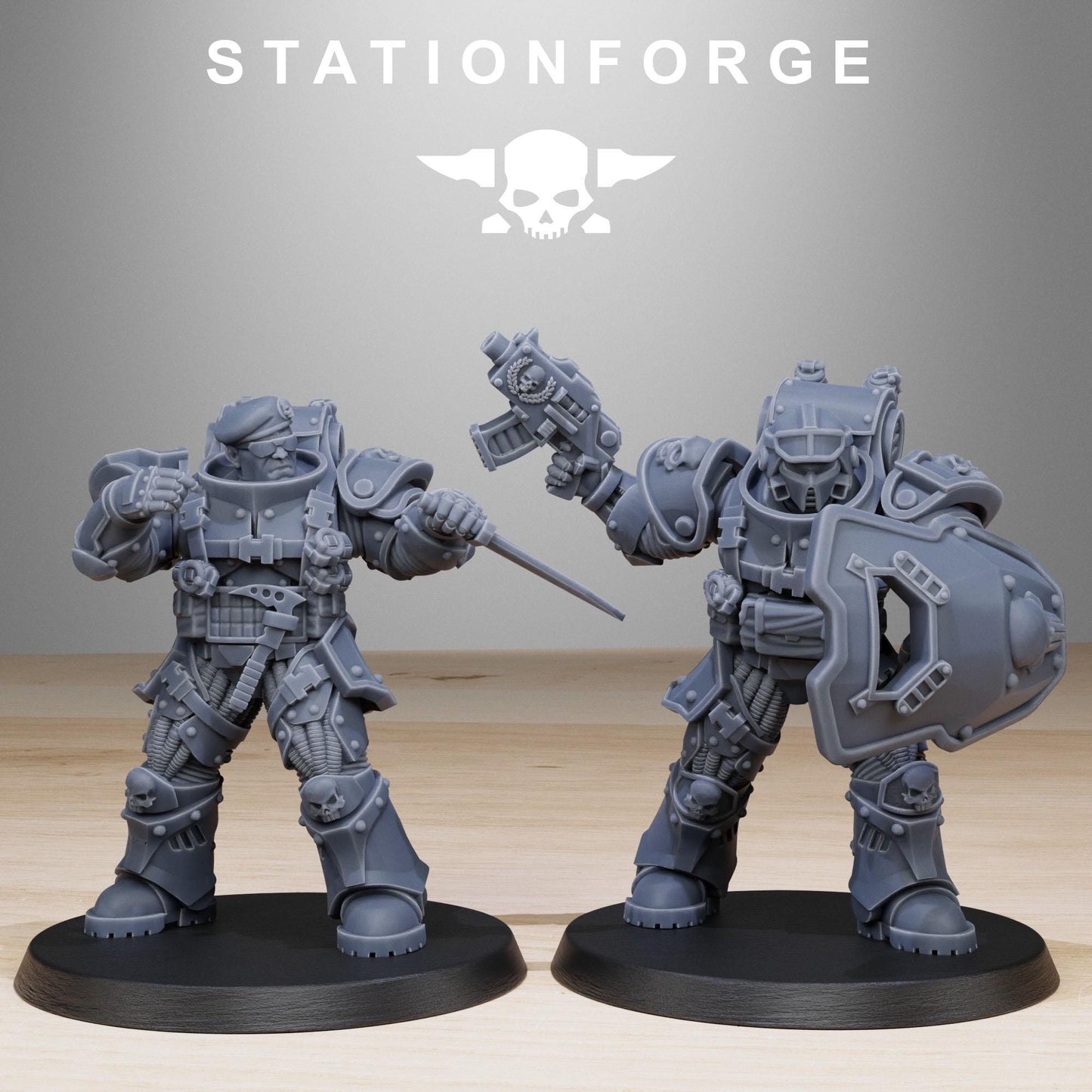3D Printed Socratis Scouts by StationForge Miniatures