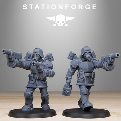 3D Printed GrimGuard Aerotroops by StationForge Miniatures
