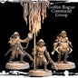 3D printed Goblin Rogue Command Group by Monolith Arts