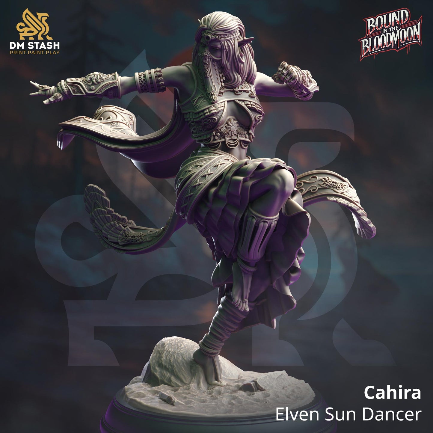 3D Printed Cahira - Elven Sun Dancer by DM Stash