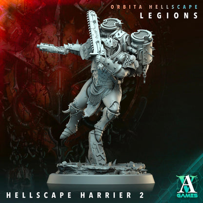 3D Printed Hellscape Harrier by Archvillain Games
