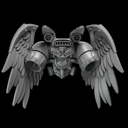 3d Printed Crimson Lords Jetpack Set by Greytide Studio