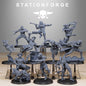 3D Printed GrimCorp Jesters by StationForge Miniatures