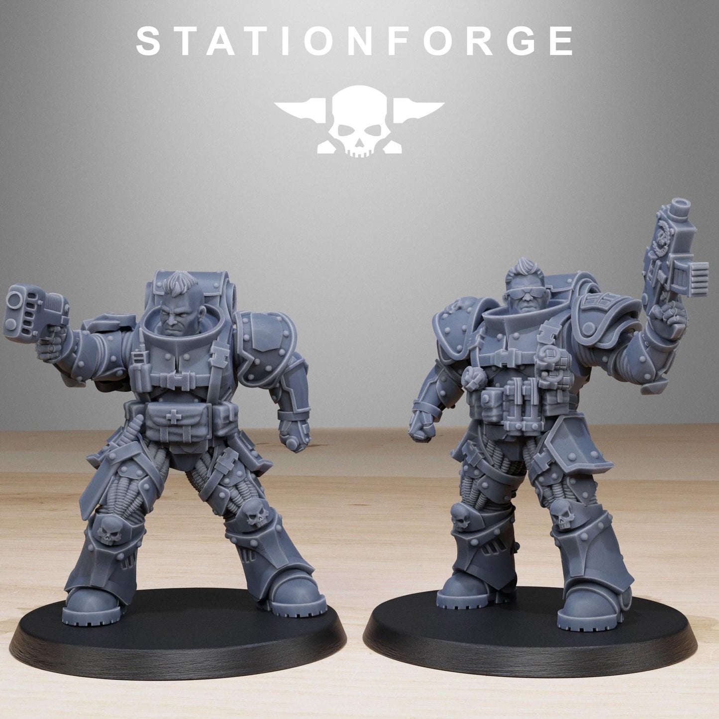 3D Printed Socratis Scouts by StationForge Miniatures