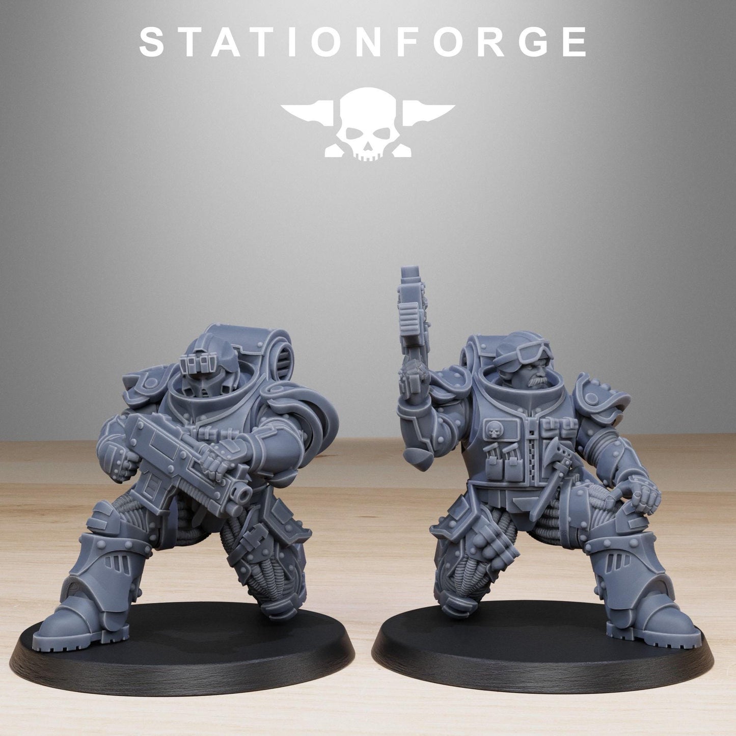 3D Printed Socratis Scouts by StationForge Miniatures