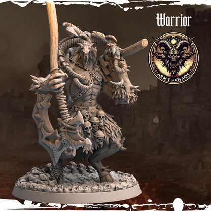 3D Printed Chaos Beast Warriors by Monolith Arts