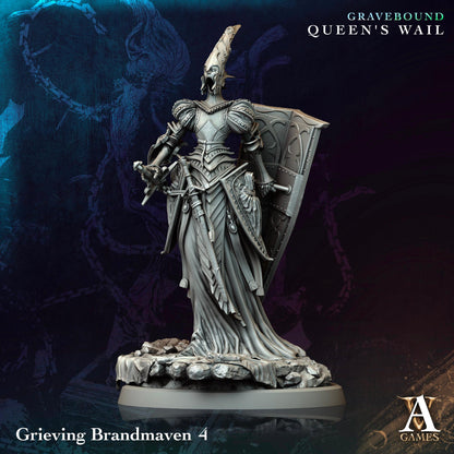 3D Printed Grieving Brandmaven by Archvillain Games