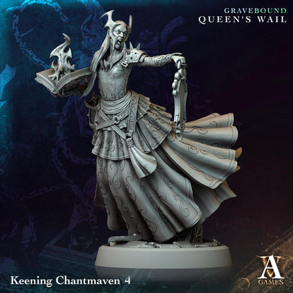 3D Printed Keening Chantmaven by Archvillain Games