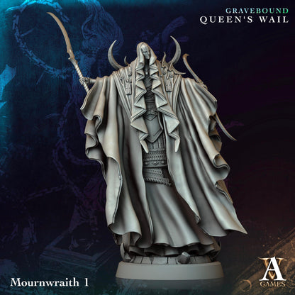 3D Printed Mournwraith by Archvillain Games
