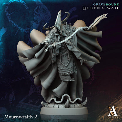 3D Printed Mournwraith by Archvillain Games