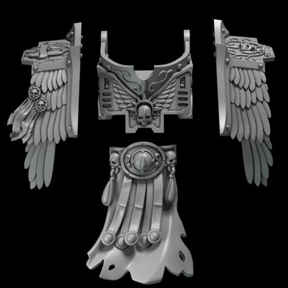 3d Printed Crimson Lords Ancient Armor Upgrade Kit by Greytide Studio