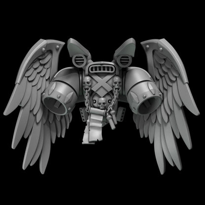 3d Printed Crimson Lords Jetpack Set by Greytide Studio