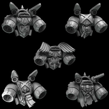 3d Printed Crimson Lords Jetpack Set #2  by Greytide Studio