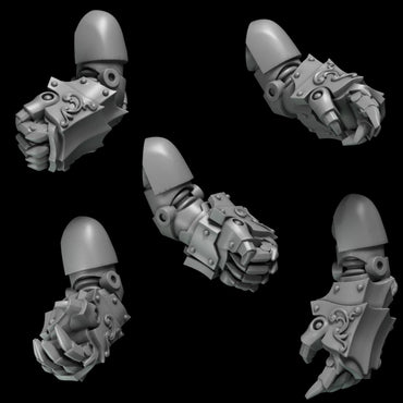 3d Printed Crimson Wings Fists x10 by Greytide Studio