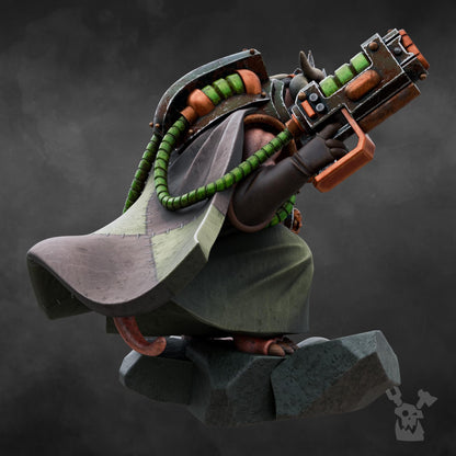 3D Printed Shift Supervisor of Mine Rats by DakkaDakka Miniatures