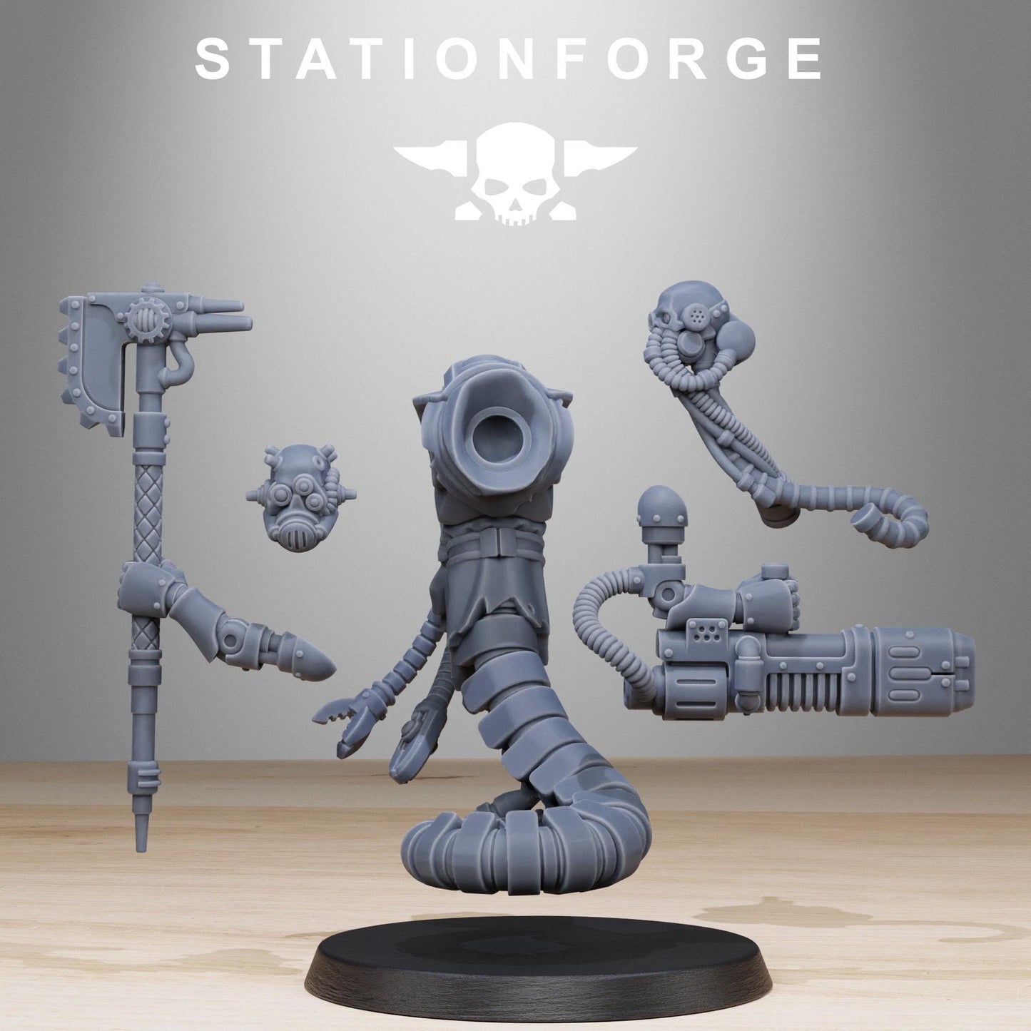 3D Printed Scavenger Serpents by StationForge Miniatures