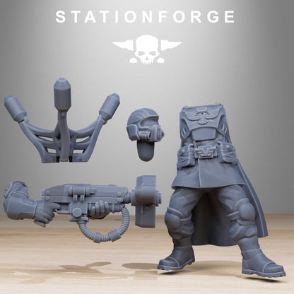 3D Printed Vaskar Xeno Hunters by StationForge Miniatures