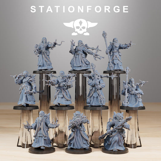 3D Printed Scavenger Preachers by StationForge Miniatures