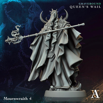 3D Printed Mournwraith by Archvillain Games