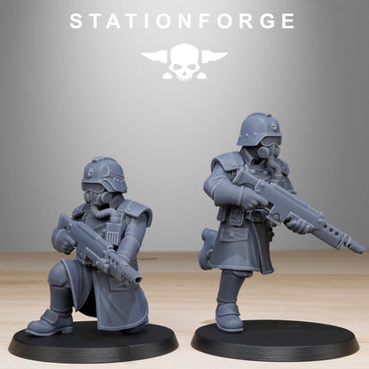 3D Printed GrimGuard Militants by StationForge Miniatures
