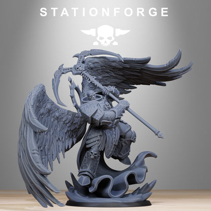 3D Printed Corrupted Archon Angel by StationForge Miniatures