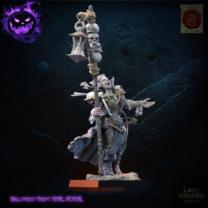 3D Printed Warlock and Daemon Familiar by Lost Kingdom Miniatures