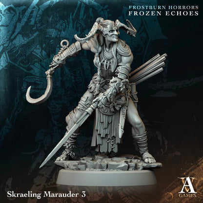 3D Printed Skraeling Marauders by Archvillain Games