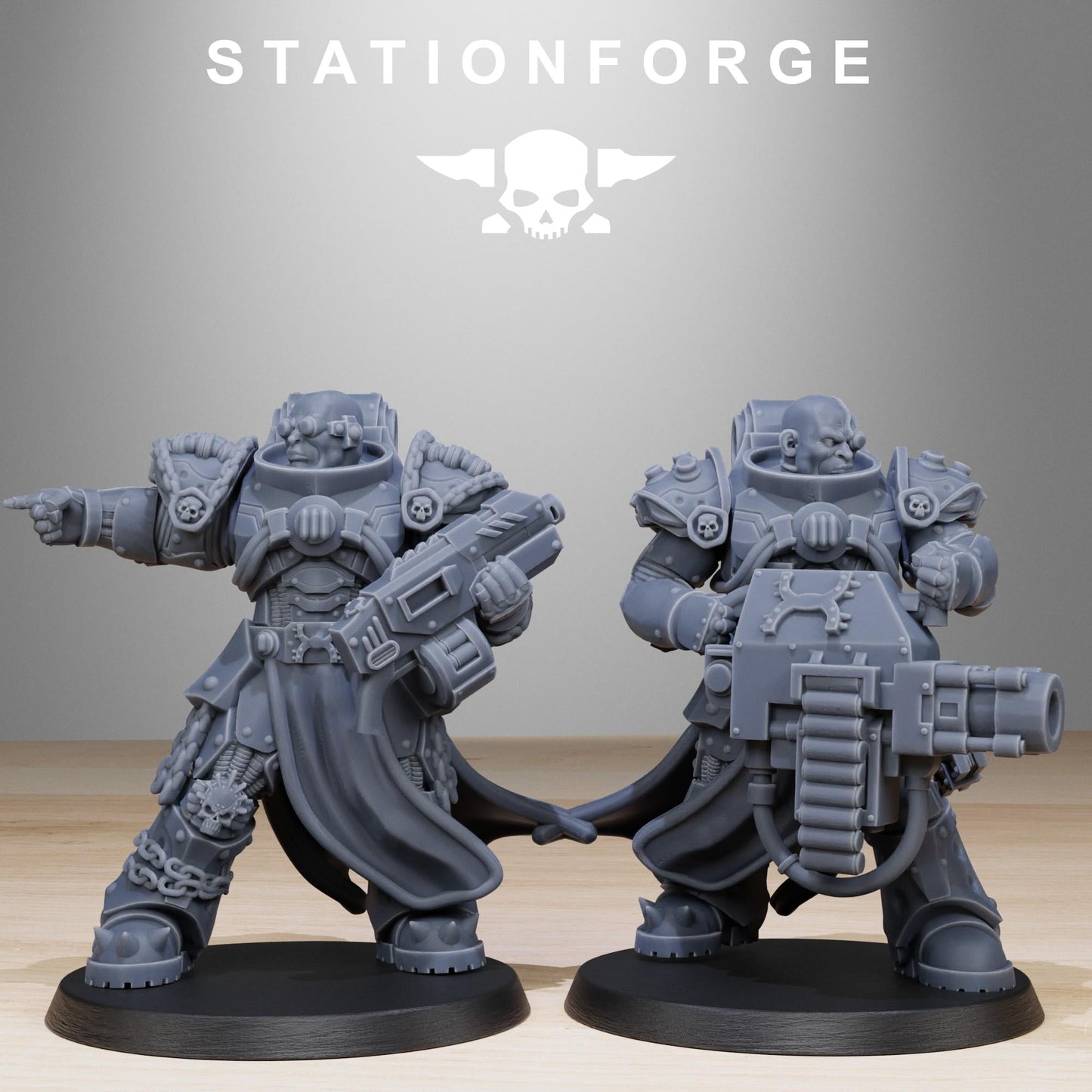 3D Printed Socratis Militants by StationForge Miniatures