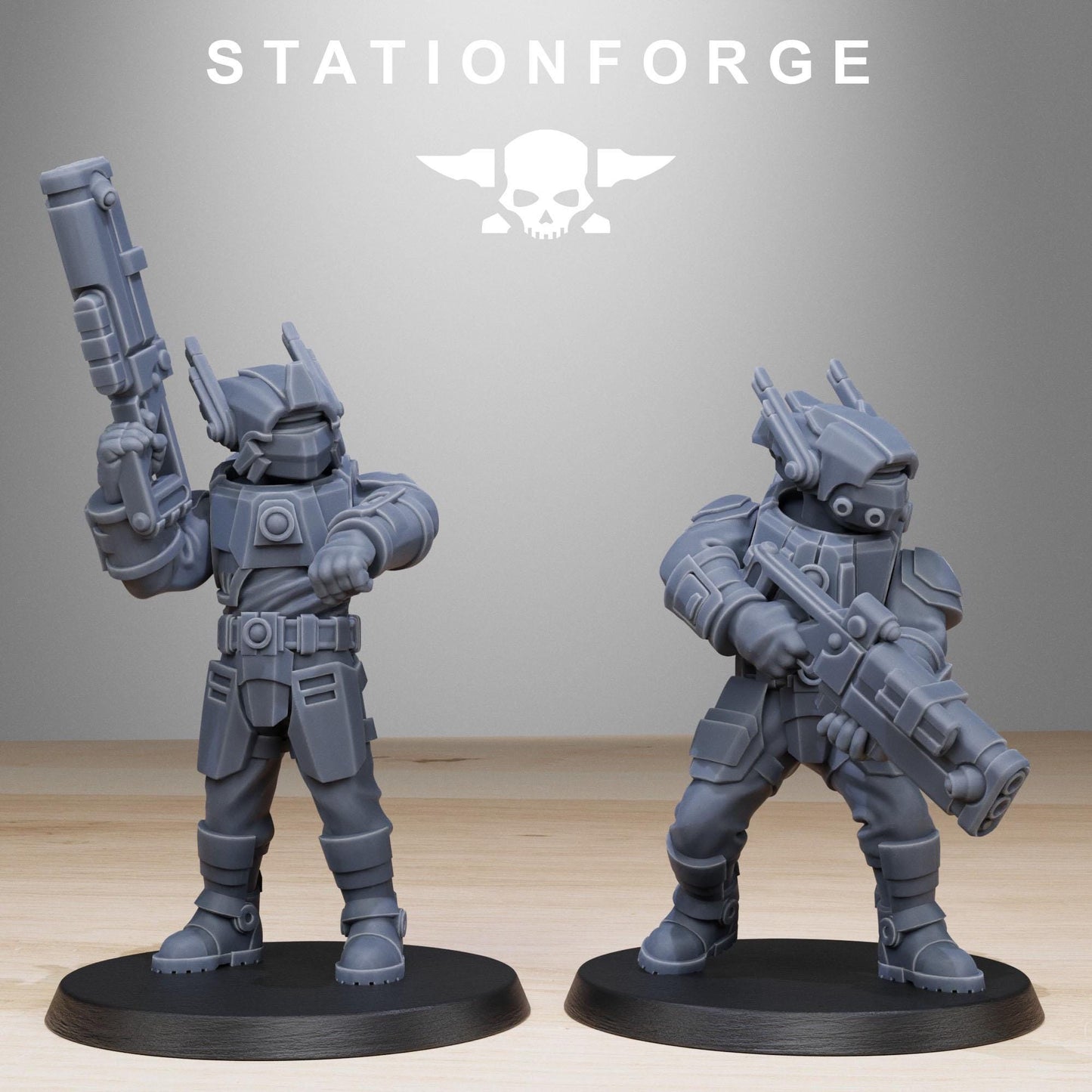 3D Printed Tarion Assault Squad x10 by StationForge Miniatures