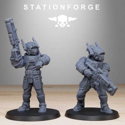 3D Printed Tarion Assault Squad x10 by StationForge Miniatures