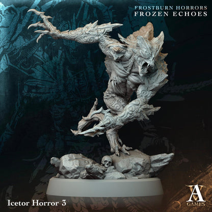 3D Printed Icetor Horrors by Archvillain Games