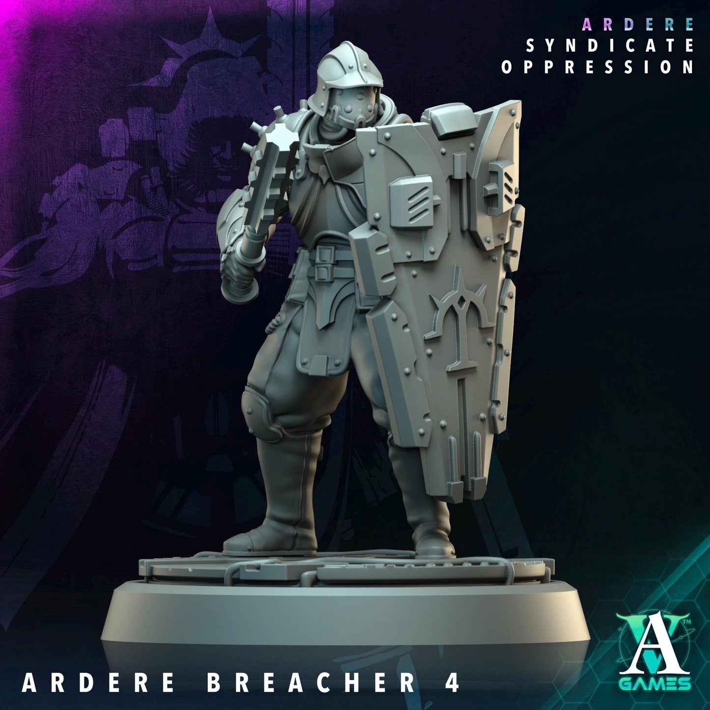 3D Printed Ardere Breachers by Archvillain Games