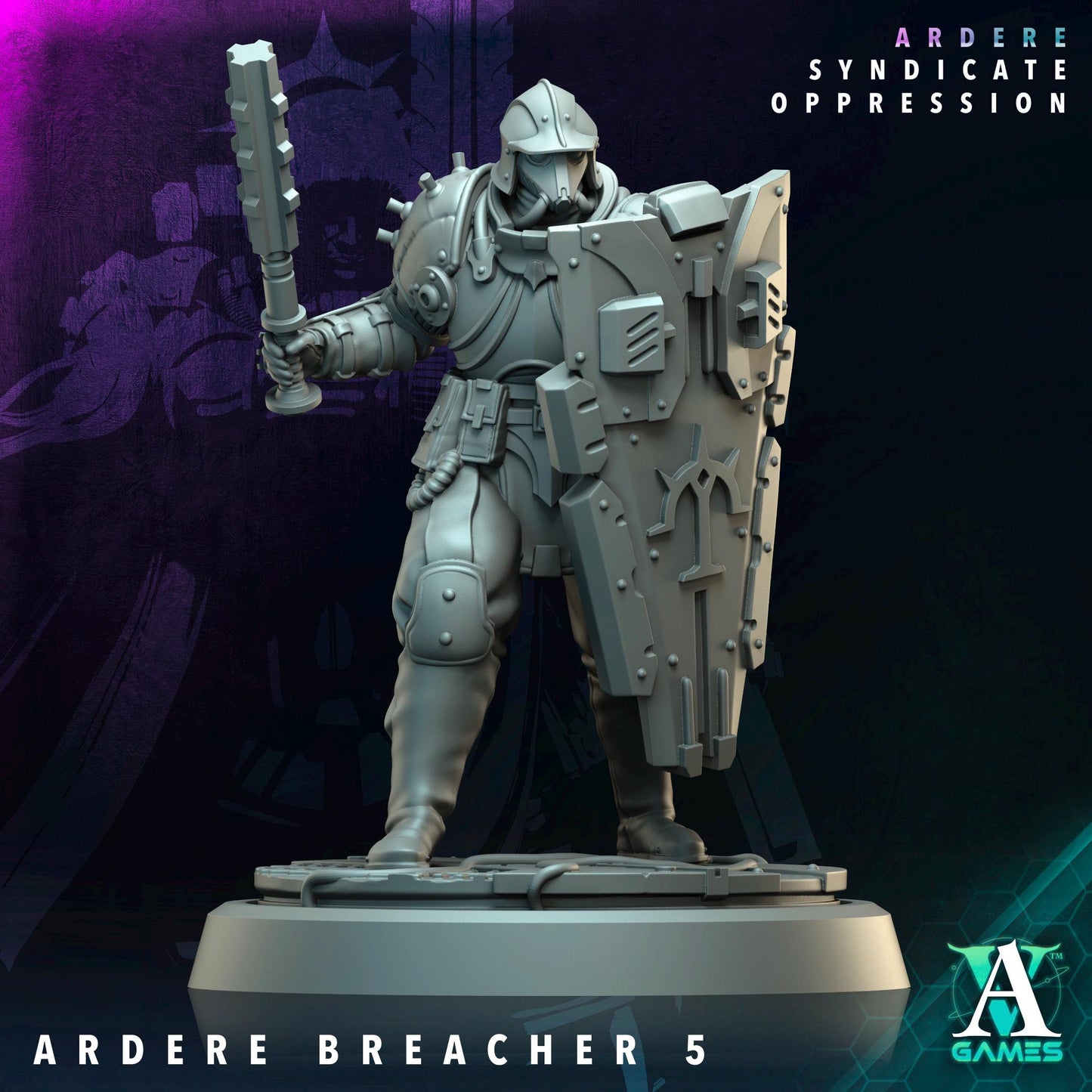 3D Printed Ardere Breachers by Archvillain Games