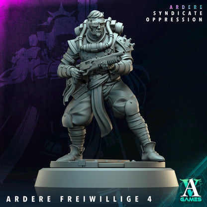 3D Printed Ardere Freiwillige by Archvillain Games