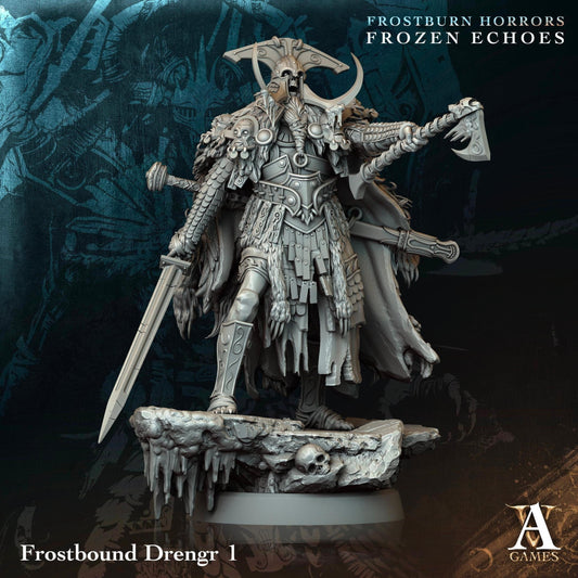 3D Printed Frostbound Drengrs by Archvillain Games