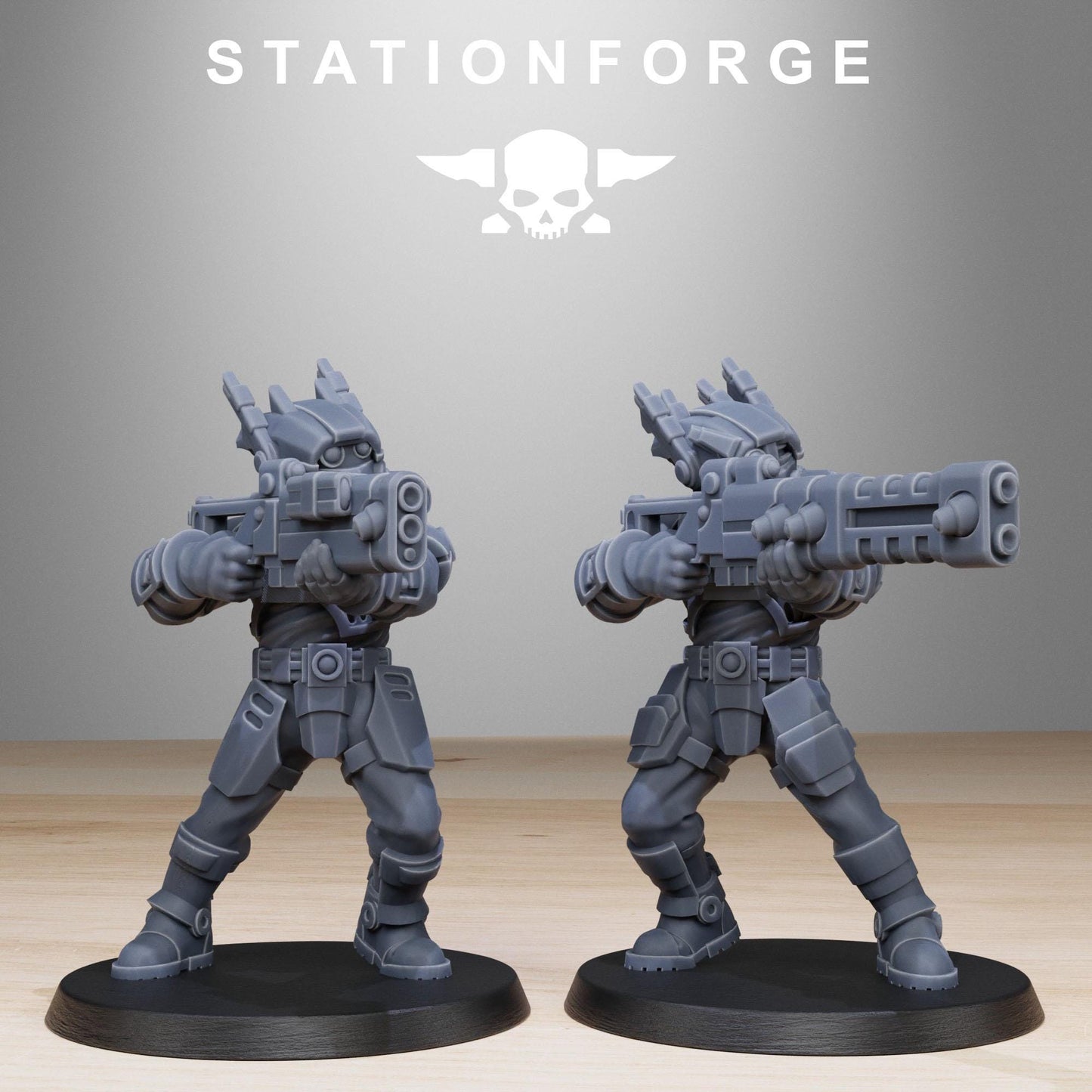 3D Printed Tarion Assault Squad x10 by StationForge Miniatures